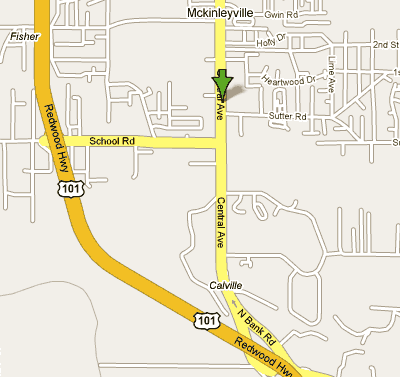 Map to the dental office